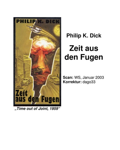 Philip K. Dick: Zeit aus den Fugen (German language, 1995, Haffmans)
