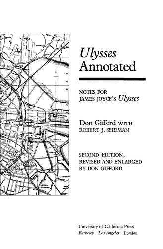 Don Gifford: Ulysses annotated (1988, University of California Press)