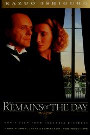 Kazuo Ishiguro: The Remains of the Day (1993, Vintage Books)