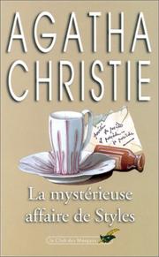 Agatha Christie: La Mystérieuse Affaire de Styles (French language, 1977, LGF)