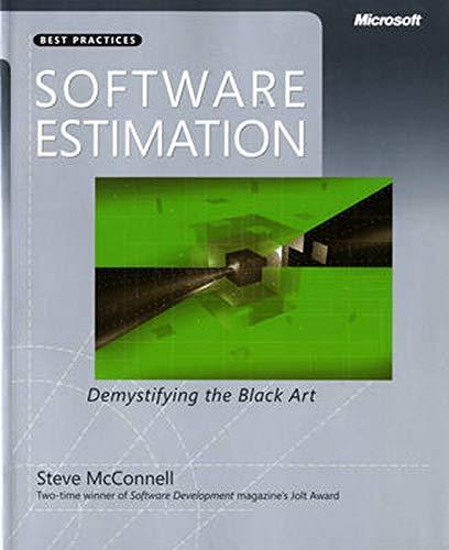 Steve McConnell: Software Estimation : Demystifying the Black Art (2006)