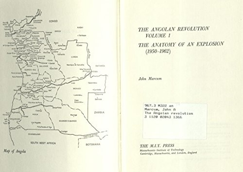 John A. Marcum: The Angolan Revolution - Vol. 1 (Hardcover, 1969, The MIT Press)