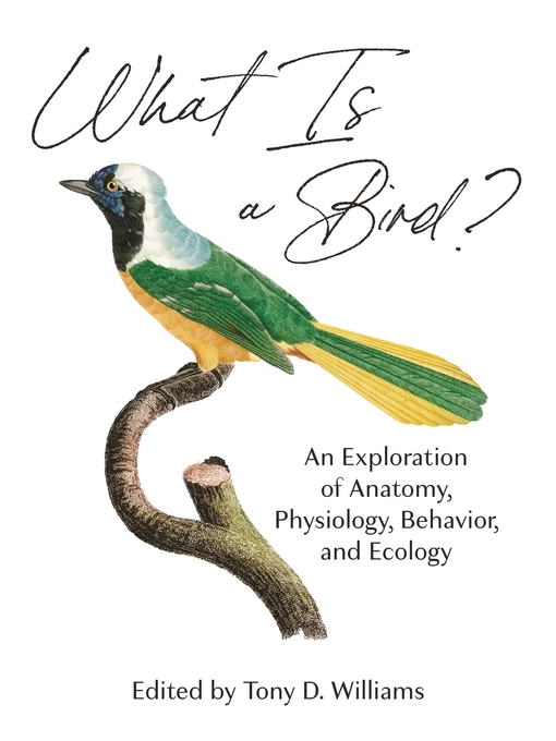 Tony D. Williams, Scott McWilliams, Julia A. Clarke, Scott MacDougall-Shackleton: What Is a Bird? (2021, Princeton University Press)