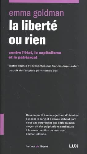 Emma Goldman: La liberté ou rien (French language, 2021)