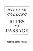William Golding: Rites of Passage (1990, White Pine Press (NY))
