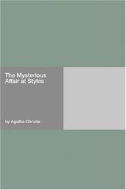 Agatha Christie: The Mysterious Affair at Styles (2006, Hard Press)