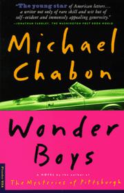 Michael Chabon: Wonder Boys (Bookcassette(r) Edition) (1995, Bookcassette)